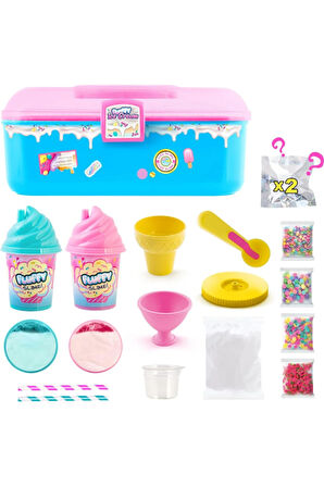 Kız Çocuk Oyuncak Fluffy Slime Case Marshmallow Dokulu Çantalı Slime Erkek Çocuk Oyuncak Eğitici Oyu