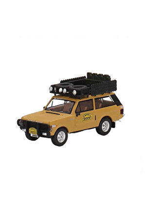 Kız Çocuk Oyuncak Mini GT 1:64 Range Rover 1982 Camel Trophy Papua New Guinea Te