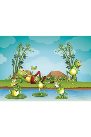 Kız Çocuk Oyuncak 4496 Hayvanlar ve Yavruları 35+60 Parça Çocuk Puzzle Erkek Çocuk Oyuncak Eğitici O