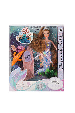 Kız Çocuk Oyuncak QJ163 QJ163C Emily Eklemli Deniz Kızı -Karsan Oyuncak Erkek Çocuk Oyuncak Eğitici