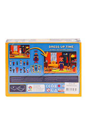 Kız Çocuk Oyuncak LC7983 Manyetik Aktivite Kıyafet Değiştirme Oyunu -Laçokids Eğ