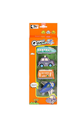 Kız Çocuk Oyuncak 0783-355 Metal Çek Bırak Ulaşım Araçları 1:64 Erkek Çocuk Oyuncak Eğitici Oyuncakl