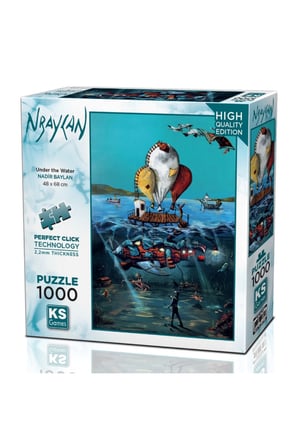 Kız Çocuk Oyuncak Ks Games Under The Water Puzzle 1000 Parça 20709 Erkek Çocuk Oyuncak Eğitici Oyunc
