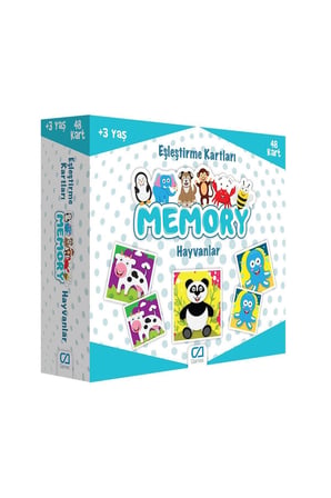 Kız Çocuk Oyuncak CA 5041 CA Games, Memory Hayvanlar Erkek Çocuk Oyuncak Eğitici Oyuncaklar