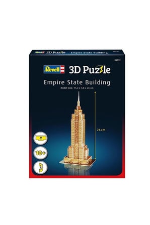 Kız Çocuk Oyuncak 00119 Revell 3D Puzzle Empire State Binası 24 parça Erkek Çocuk Oyuncak Eğitici Oy