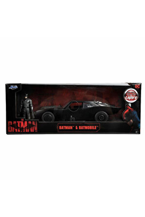 Kız Çocuk Oyuncak 253216002 Jada Batman Batmobile 2022, 1:18 Beni Deneyin Eğiticiic