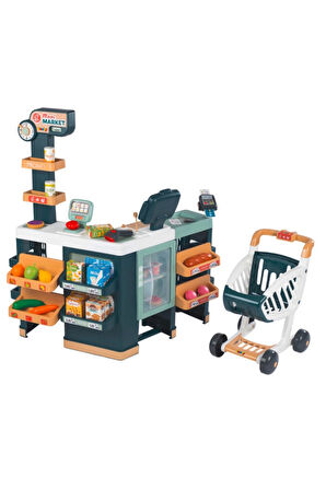 Kız Çocuk Oyuncak Smoby Maxi Market Seti - SMB-7600350242 Erkek Çocuk Oyuncak Eğitici Oyuncaklar