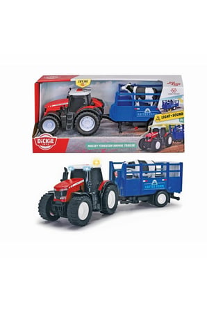 Kız Çocuk Oyuncak 20374003 Massey Ferguson Hayvan Römorku Erkek Çocuk Oyuncak Eğitici Oyuncaklar