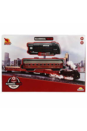 Kız Çocuk Oyuncak S02005070 TREN SET 14 PRÇ KÇK IŞIKLI -SUN Erkek Çocuk Oyuncak Eğitici Oyuncaklar