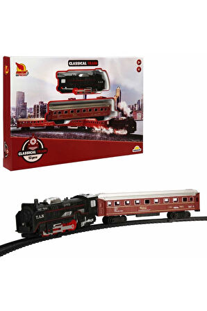 Kız Çocuk Oyuncak S02005070 TREN SET 14 PRÇ KÇK IŞIKLI -SUN Erkek Çocuk Oyuncak Eğitici Oyuncaklar
