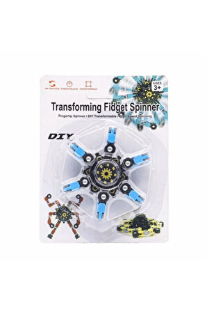 Kız Çocuk Oyuncak Robota Dönüşen Mavi Stres Çarkı Erkek Çocuk Oyuncak Eğitici Oyuncaklar