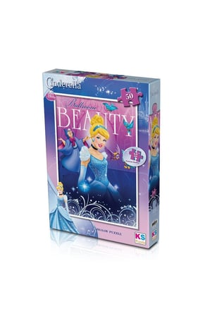 Kız Çocuk Oyuncak CRL709 KS Cinderella / 50 Parça Puzzle Erkek Çocuk Oyuncak Eğitici Oyuncaklar