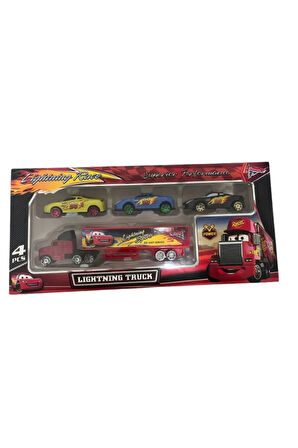 Kız Çocuk Oyuncak RACER TIR SETİ 3 LÜ METAL ARABALI Erkek Çocuk Oyuncak Eğitici Oyuncaklar