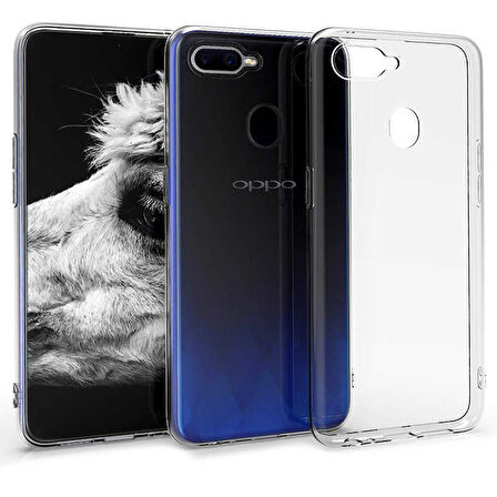 Oppo A12 Kılıf Şeffaf İnce Esnek Silikon Kılıf Zipax-Süper