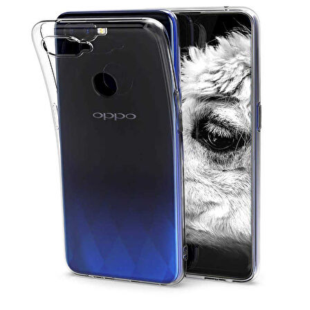 Oppo A12 Kılıf Şeffaf İnce Esnek Silikon Kılıf Zipax-Süper