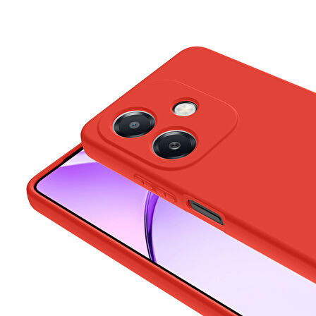 Oppo A3 Kılıf Lansman içi Kadife Silikon Zr-Mara
