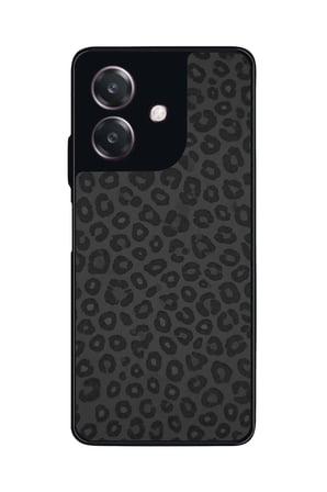 Oppo A3 5G Uyumlu Leopar Tasarımlı Parlak Silikon Kılıf
