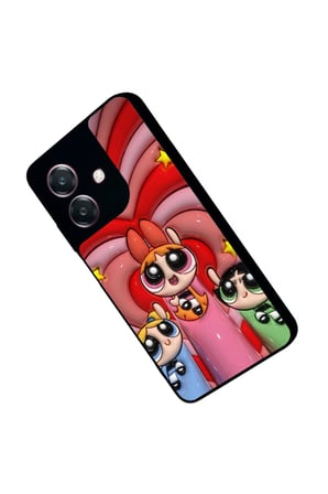 Oppo A3 5G Uyumlu Powerpuff Girls Tasarımlı Parlak Silikon Kılıf