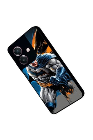 Oppo A3 5G Uyumlu Batman Tasarımlı Parlak Silikon Kılıf