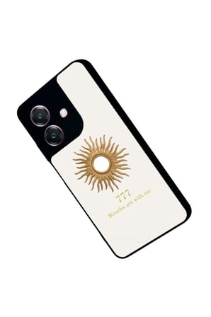 Oppo A3 5G Uyumlu 777 Yazılı Parlak Silikon Kılıf