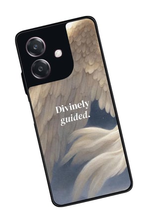 Oppo A3 5G Uyumlu Melek Tasarımlı Parlak Silikon Kılıf