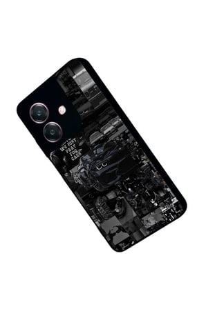 Oppo A3 5G Uyumlu Araba Posteri Tasarımlı Parlak Silikon Kılıf