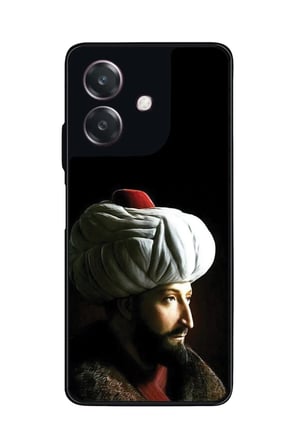 Oppo A3 5G Uyumlu Padişah Tasarımlı Parlak Silikon Kılıf