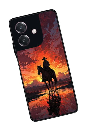 Oppo A3 5G Uyumlu RDR2 Tasarımlı Parlak Silikon Kılıf