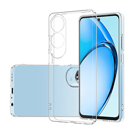 Oppo A60 Kılıf Şeffaf Esnek Silikon Kılıf Zr-Süper