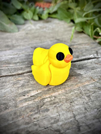 Ördek Oyuncak- Bebek Ördek Gölün Sevimli Kaşifi 🦆🌊 3d Hareketli Organik Model - Orta Boy