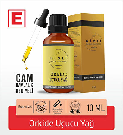 Nioli Orkide Esansiyel Uçucu Yağ Buhurdanlık Yağı Aromaterapi Yağı 10 ML