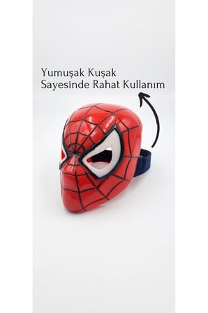 Led Işıklı Çocuk Oyun Maskesi LED Gözlü Eğlenceli Oyuncak Maske Parti Kostüm Aksesuarı