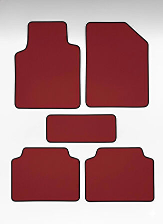 Oto halı paspas seti 5 parça - araç paspası