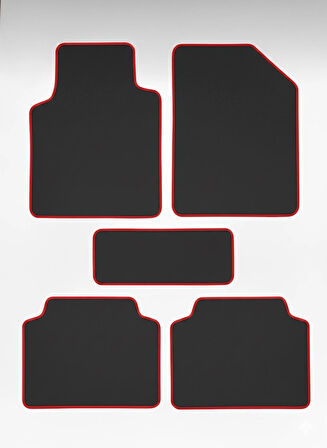 Oto halı paspas seti 5 parça - araç paspası