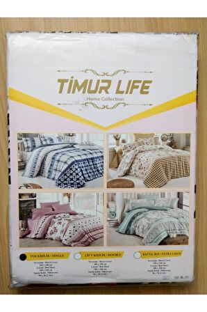 Timurlife Yarış Arabalı Tek Kişilik Nevresim Takımı, 3 Parça