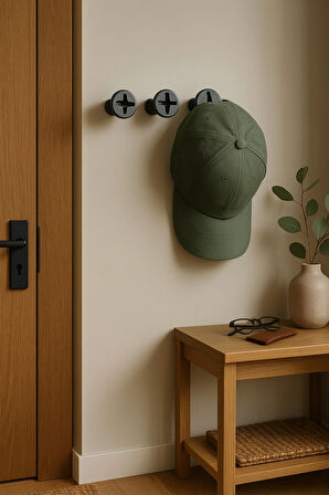 Dekoratif Vida Askı Modern Genç Odası Antre Giriş Pratik Ev Gereçleri 10 X 8 Cm