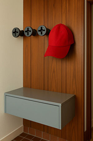 Dekoratif Vida Askı Modern Genç Odası Antre Giriş Pratik Ev Gereçleri 10 X 8 Cm