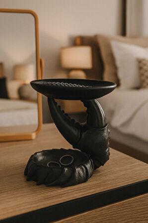 Dekoratif Yengeç Tasarım Sunumluk Takı Mum Şeker Vegan Üretim