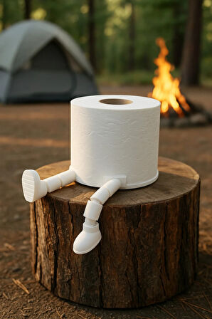 Pratik Dekoratif Tasarım Tuvalet Kağıdı Tutucu Çap 14 Cm