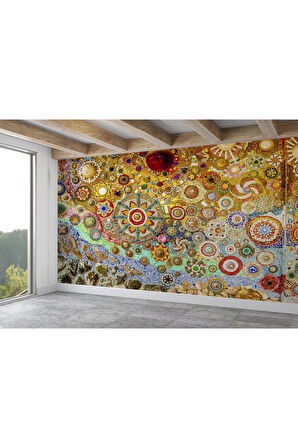 Oxyteez   Sanatsal Mozaik Cam Dekoratif Duvar Kağıdı-3463 3463