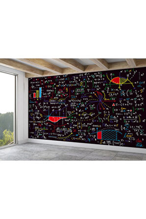 Oxyteez   Matemetik Formullerinin Olduğu Duvar Kağıdı - Posteri-5085 5085