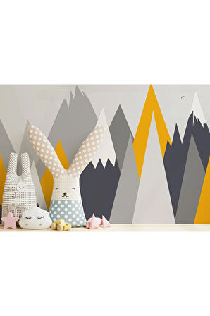 Oxyteez   Çocuk Odası Dağ Manzarası Duvar Kağıdı-5513 5513