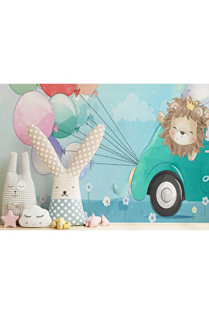 Oxyteez   Sevimli Hayvanlar Çocuk Odası Duvar Kağıdı Kreş Okul Duvar Kağıdı-5528 5528