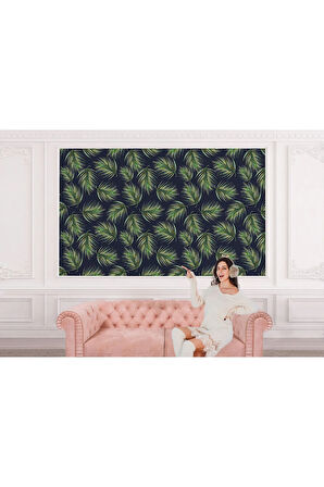 Oxyteez   Tropikal Ağaç Yaprakları Duvar Kağıdı-5562 5562