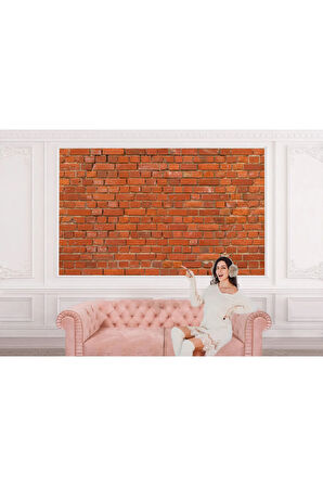 Oxyteez   Taş Tuğla Desenli Duvar Kağıdı-5598 5598