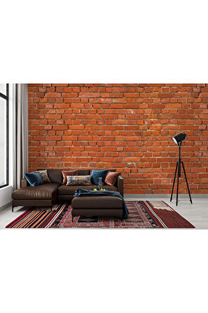 Oxyteez   Taş Tuğla Desenli Duvar Kağıdı-5598 5598