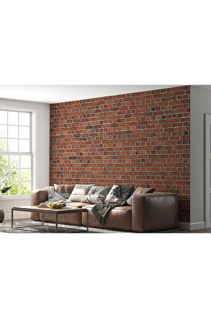 Oxyteez   Taş Tuğla Desenli Duvar Kağıdı-5599 5599