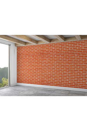 Oxyteez   Taş Tuğla Desenli Duvar Kağıdı-5602 5602