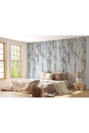 Oxyteez   Tropikal Sarmaşık Desenli Duvar Kağıdı-5626 5626