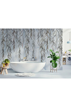 Oxyteez   Tropikal Sarmaşık Desenli Duvar Kağıdı-5626 5626